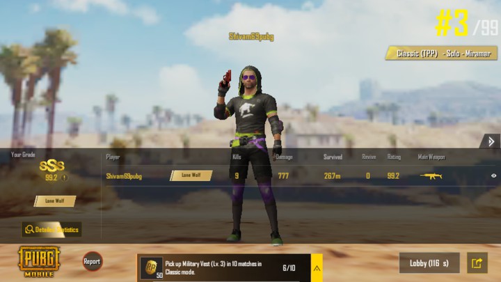 legend gameplay pubg mobile