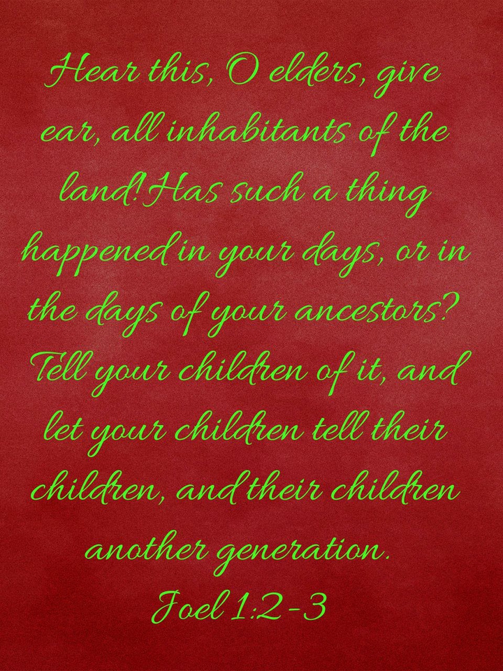 Joel 1:2-3