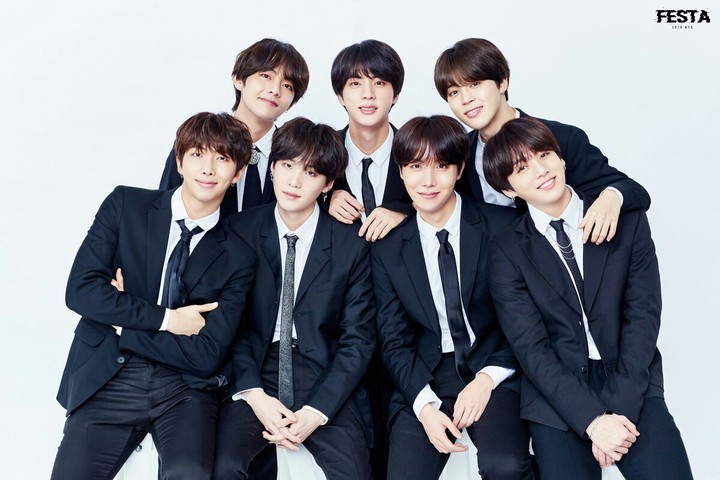 방탄소년단 5주년 기념 가족사진✌