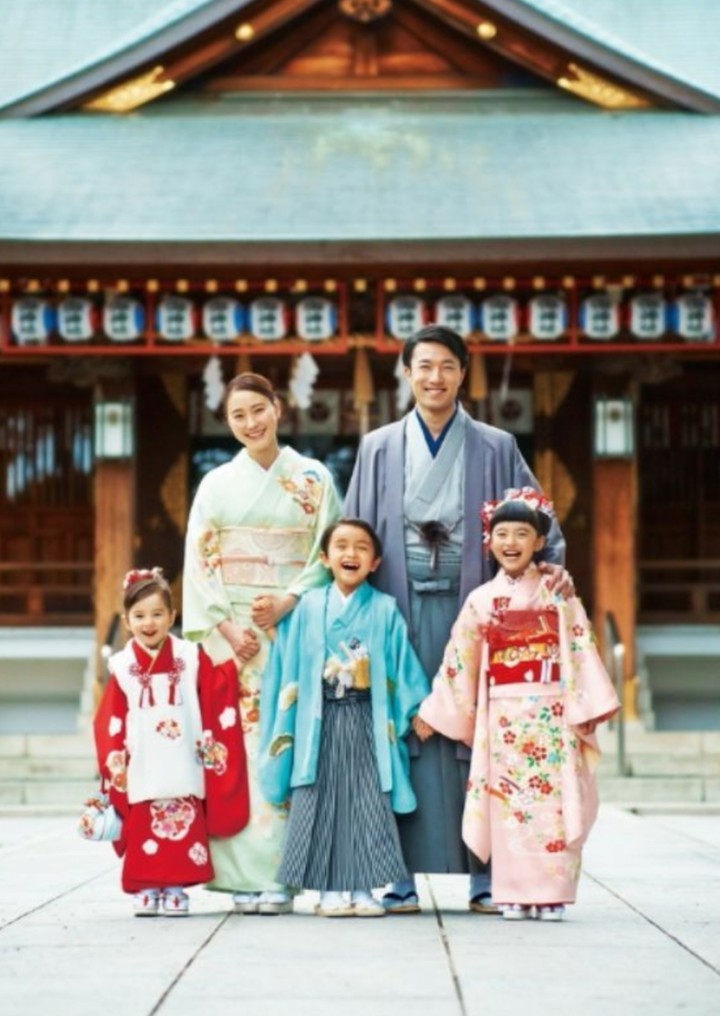 Shichi - go - san at shrine