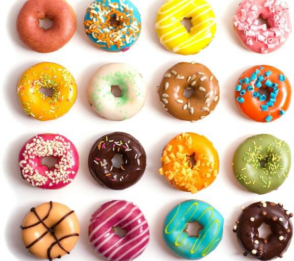 colorful donuts