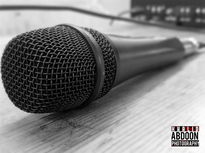 Microphone of dongola University - sudan