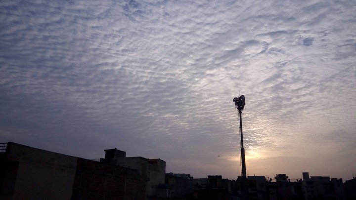 Clouds.