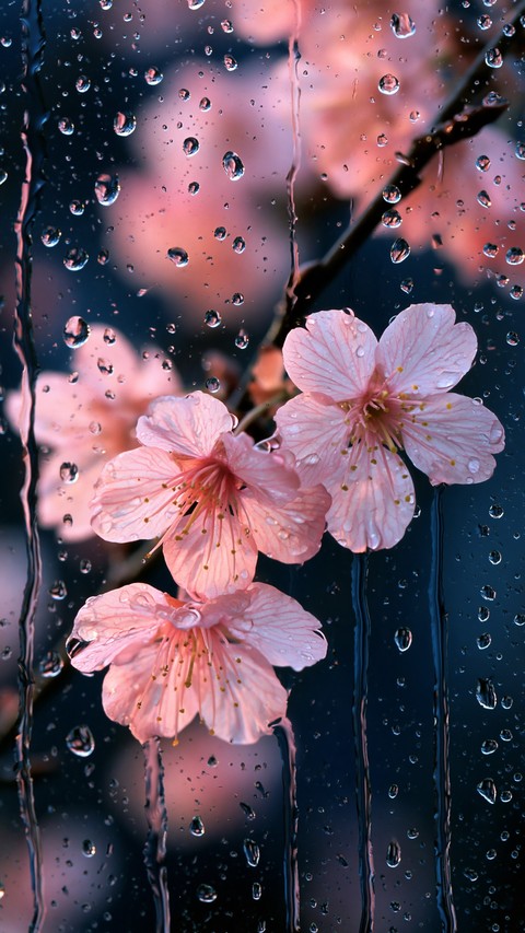 fonds d'écran pink, prunus