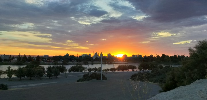 atardecer