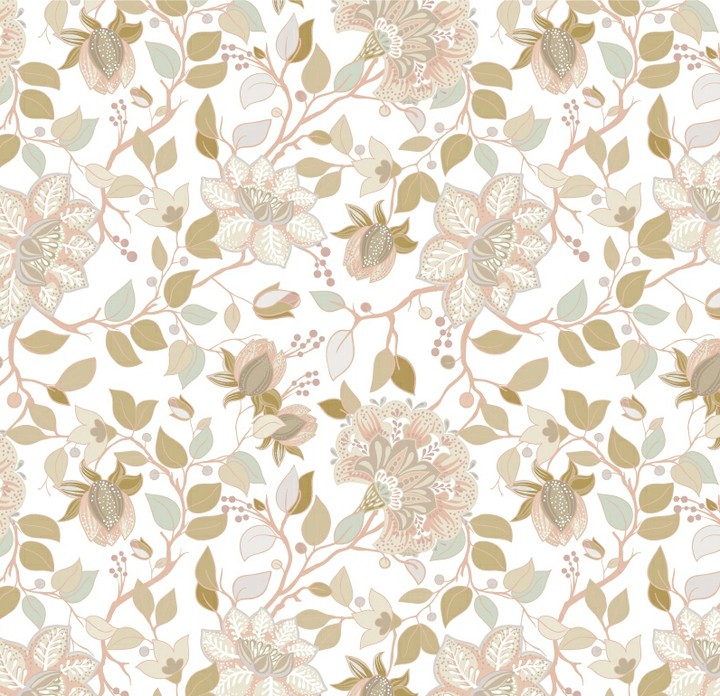 light floral wallpaper