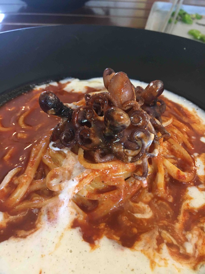 맛있는 낙지 크림 파스타❤️