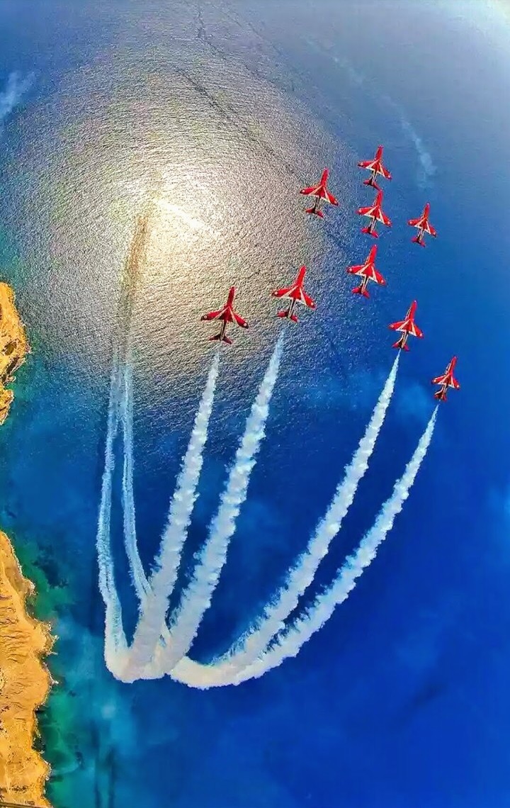 In flight