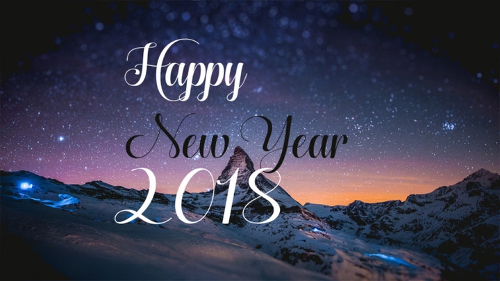happy new year 2018