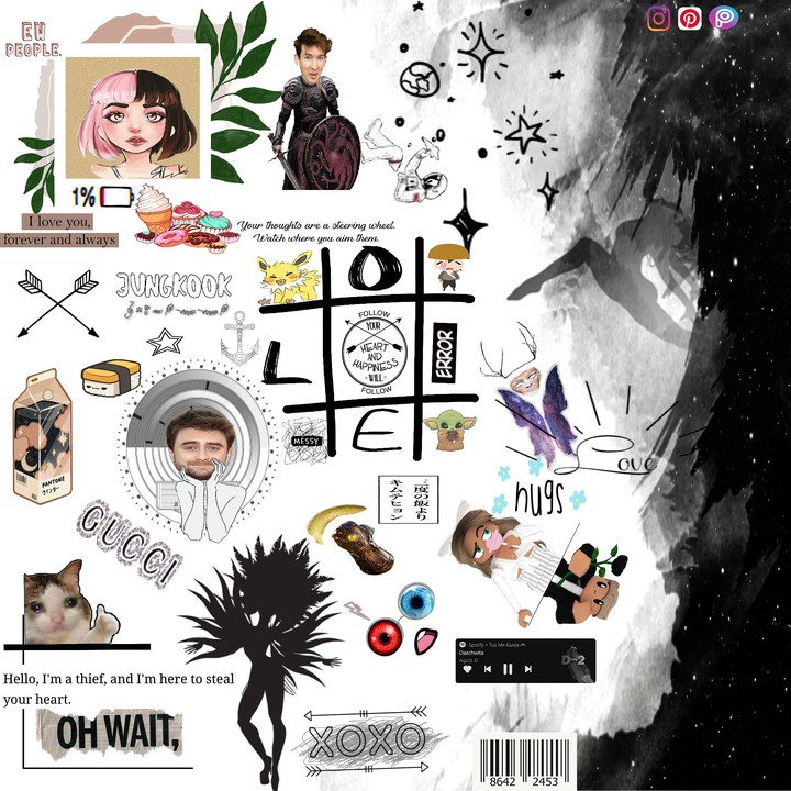glue's 1st wallpaper or doodle