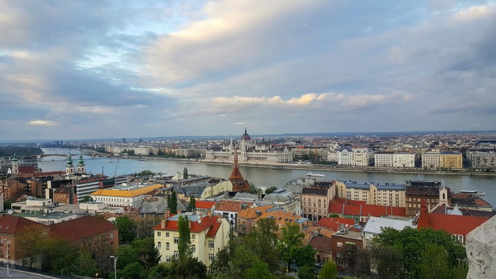 View from the Fisherman's Bastion, Budapest.