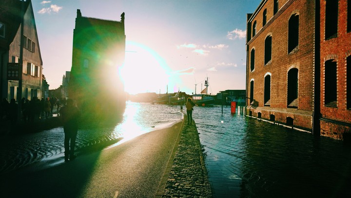 Sun and water