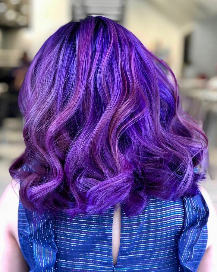 Purple hair