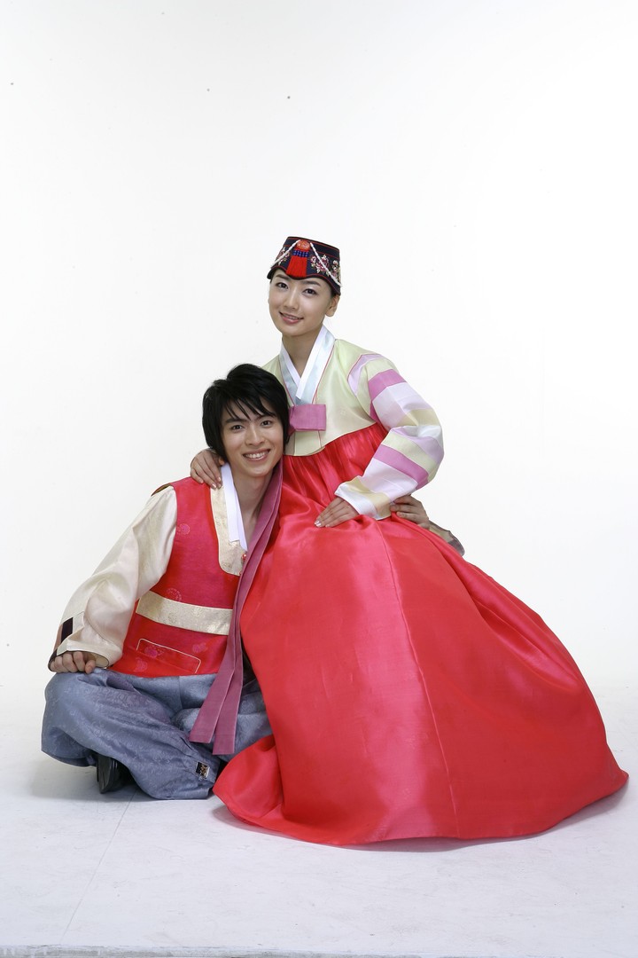 Couple in Korean Dress