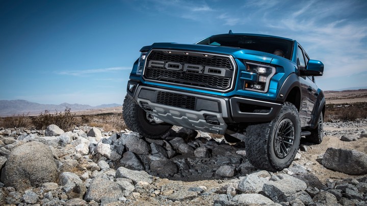 Ford Raptor Pickup Blue