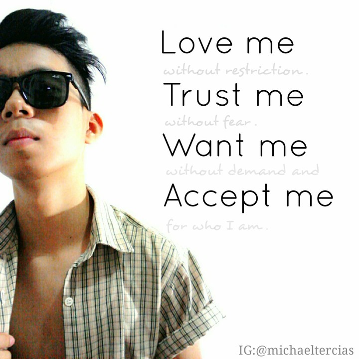 It's just me.