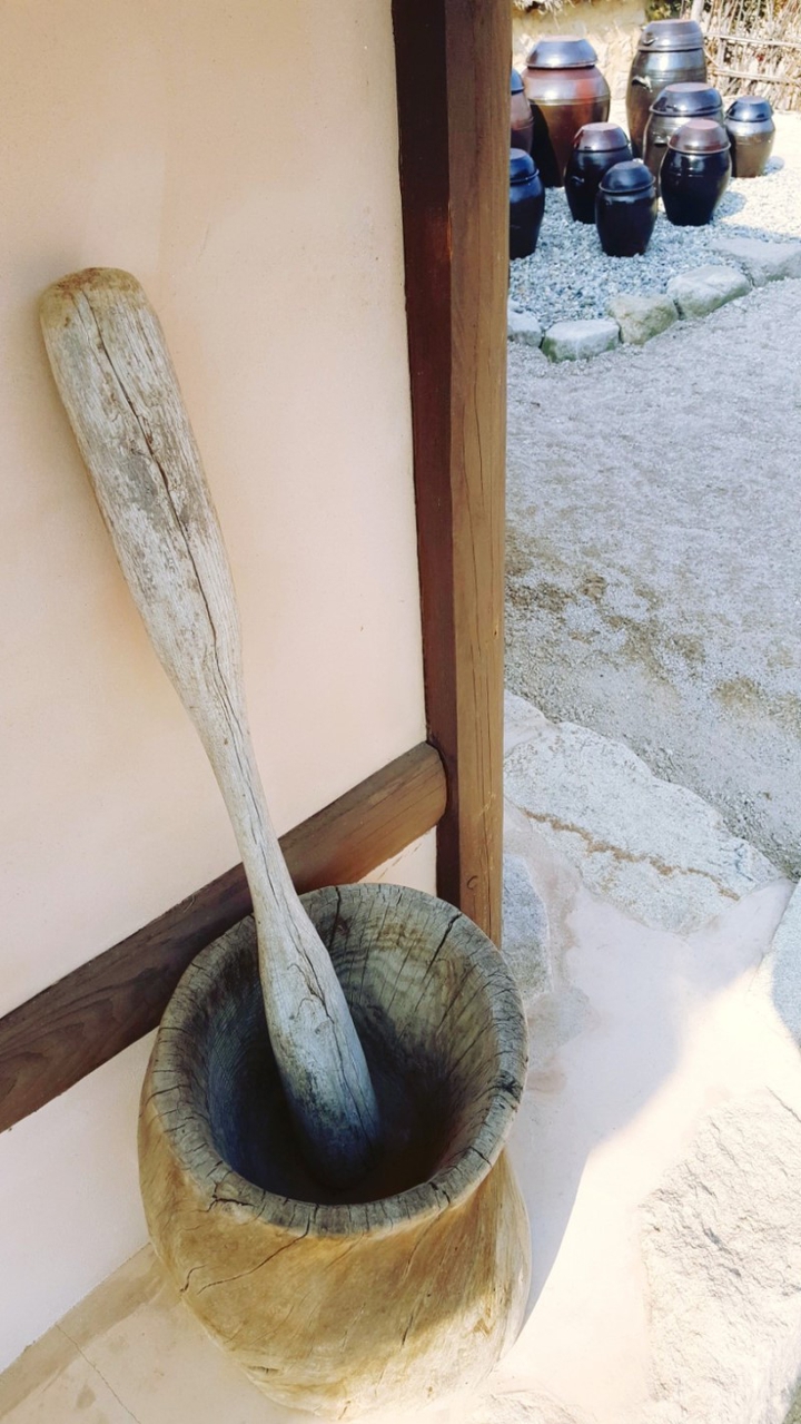 wood mortar