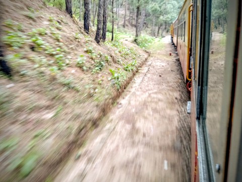 Train going up