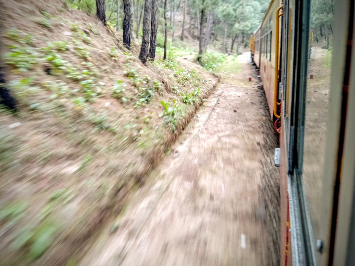 Train going up