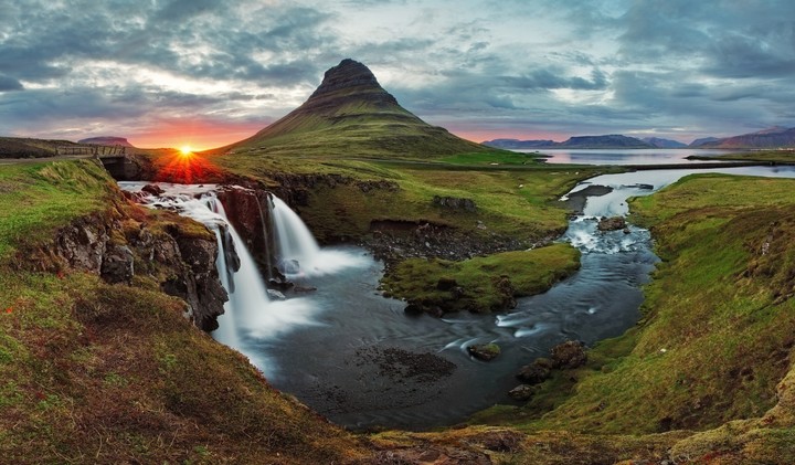 mountain sunset