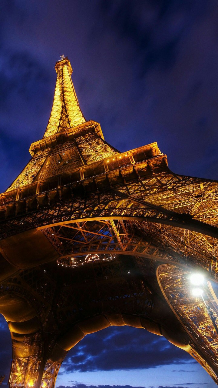 night view of effel