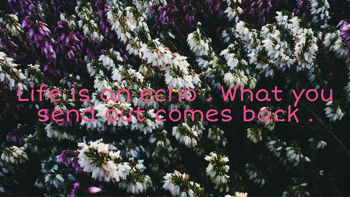 So be good
