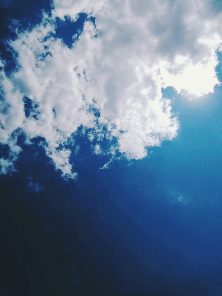 looking up