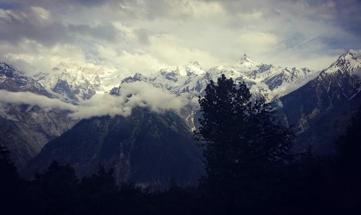 Peaks and clouds