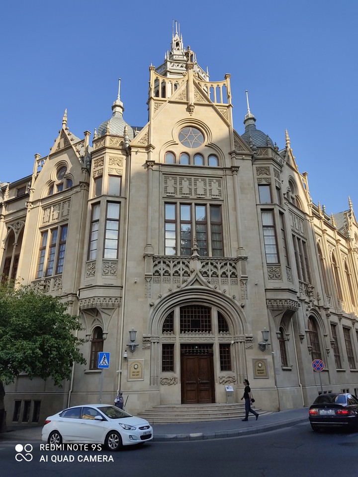 the house of Murtuzar Muxtarov in Gothic style