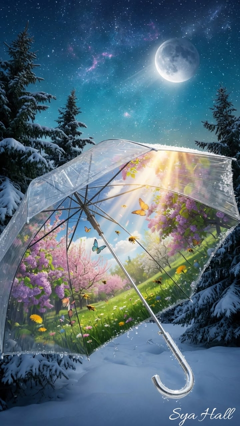 model, umbrella壁紙