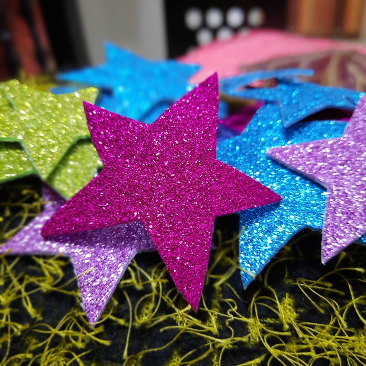 Glitter stars