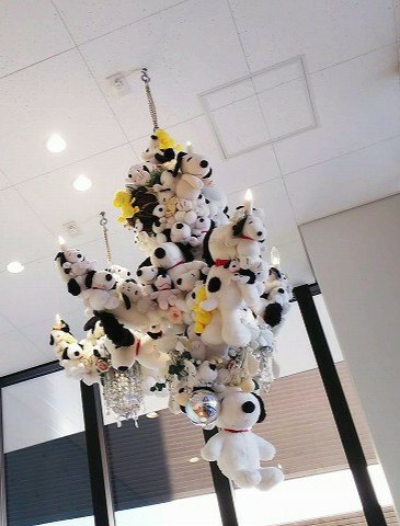 Snoopy chandelier