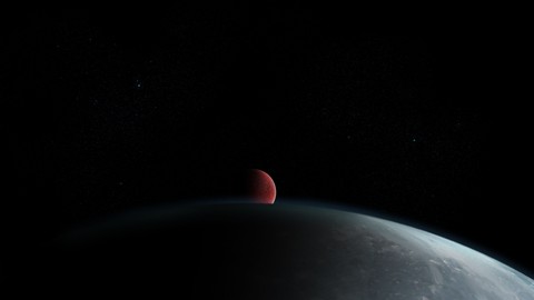 moon, planet壁纸