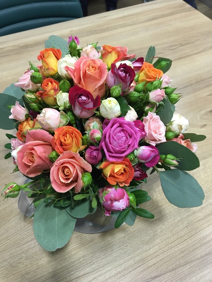 It's just a masterwork of my friend! She is a florist.