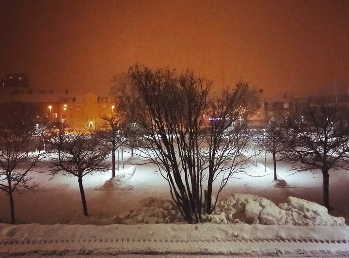 night in city