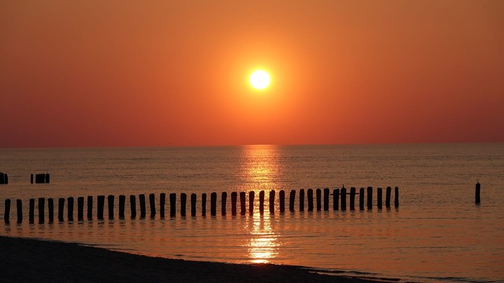 Sunset at the Baltic Sea, Poland