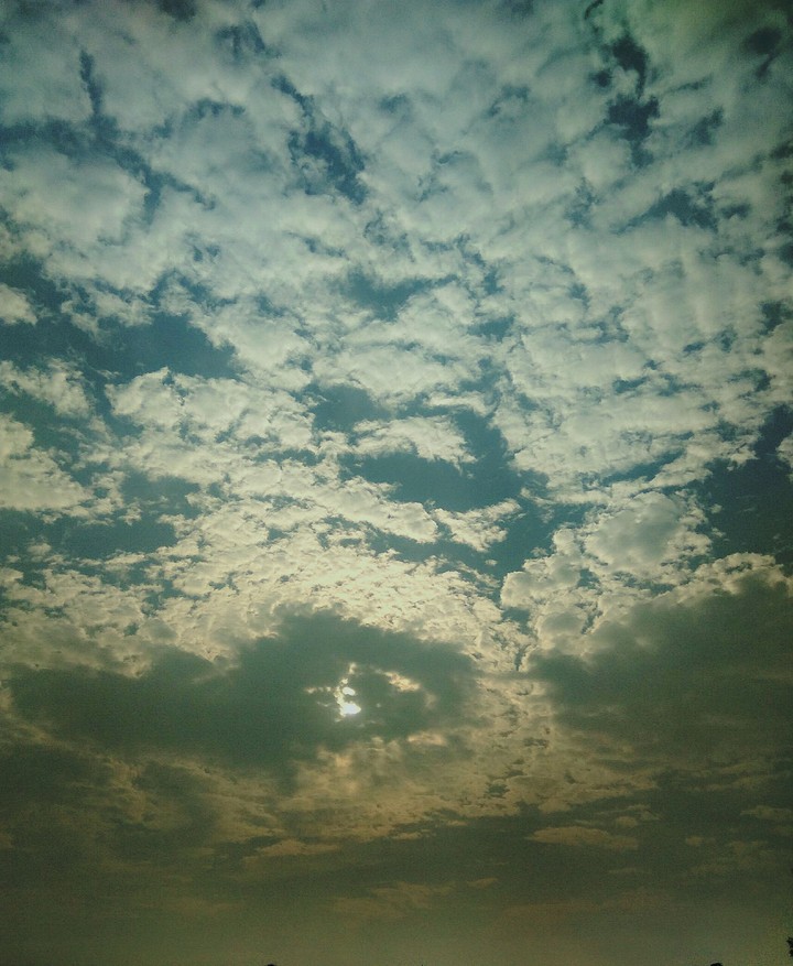 In the sky