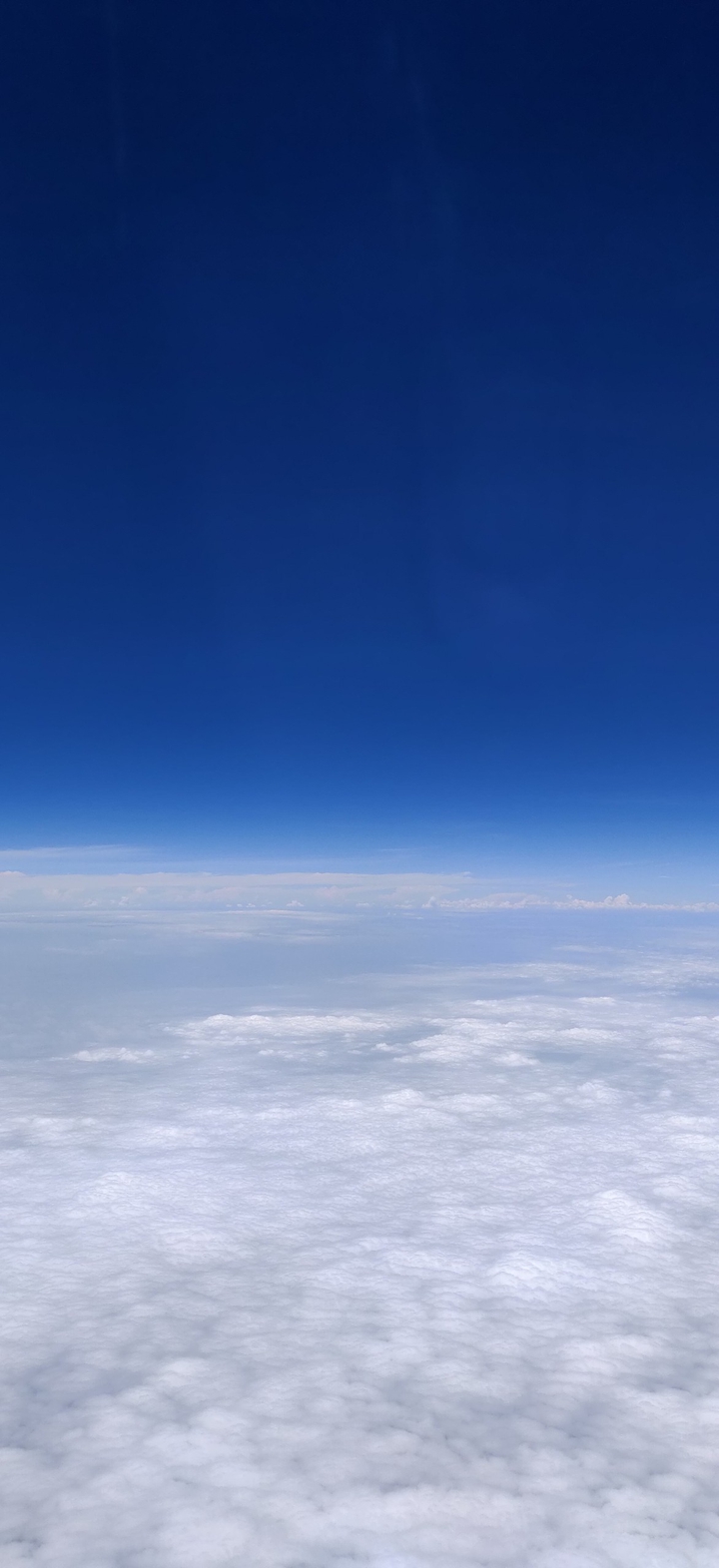 in flight view from north india