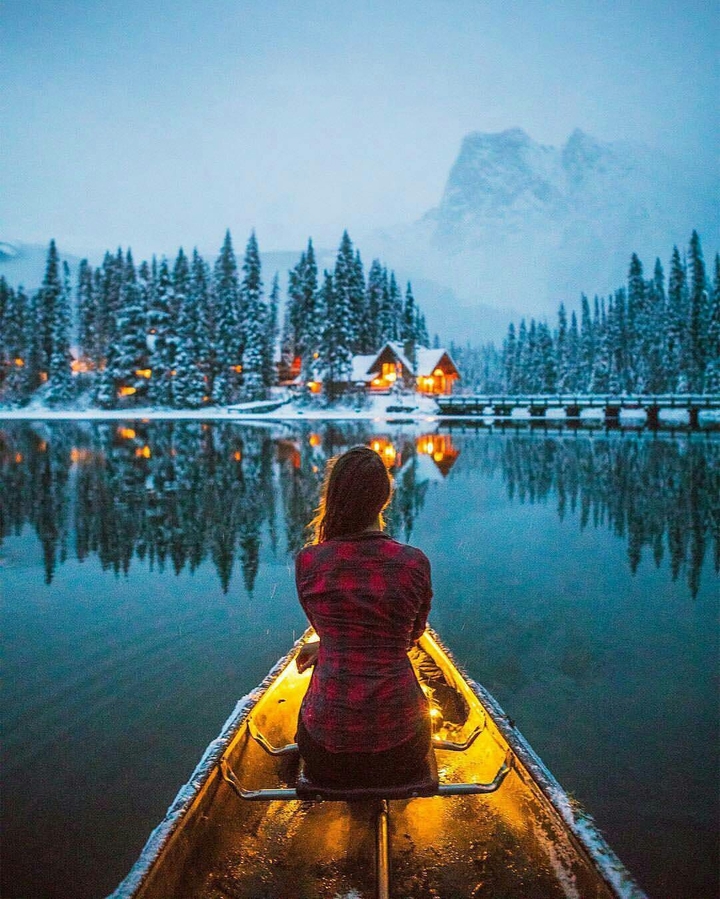 girl in a boat