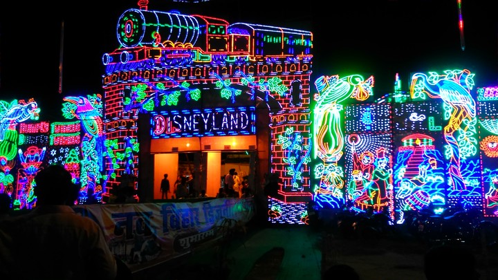 colourful lights