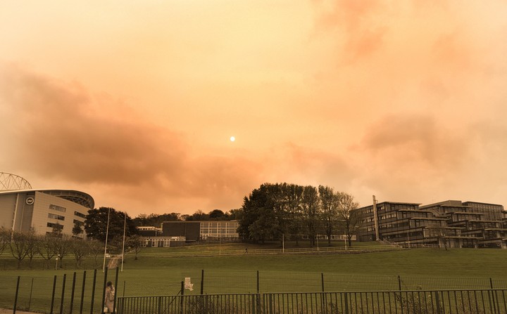 Dusk through filter