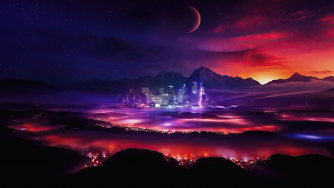 light, violet壁纸