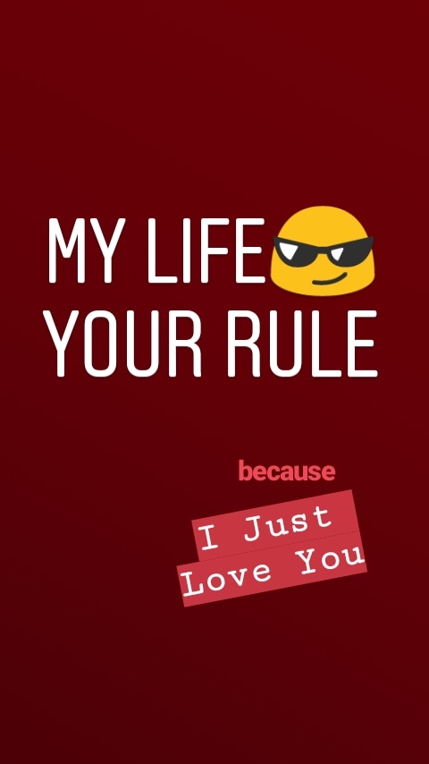 My Life, Your Rule