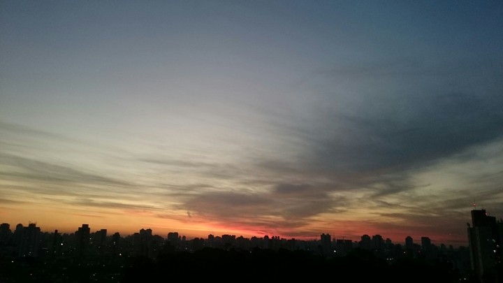 Por do sol!