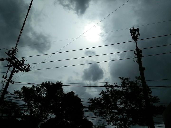 The sky