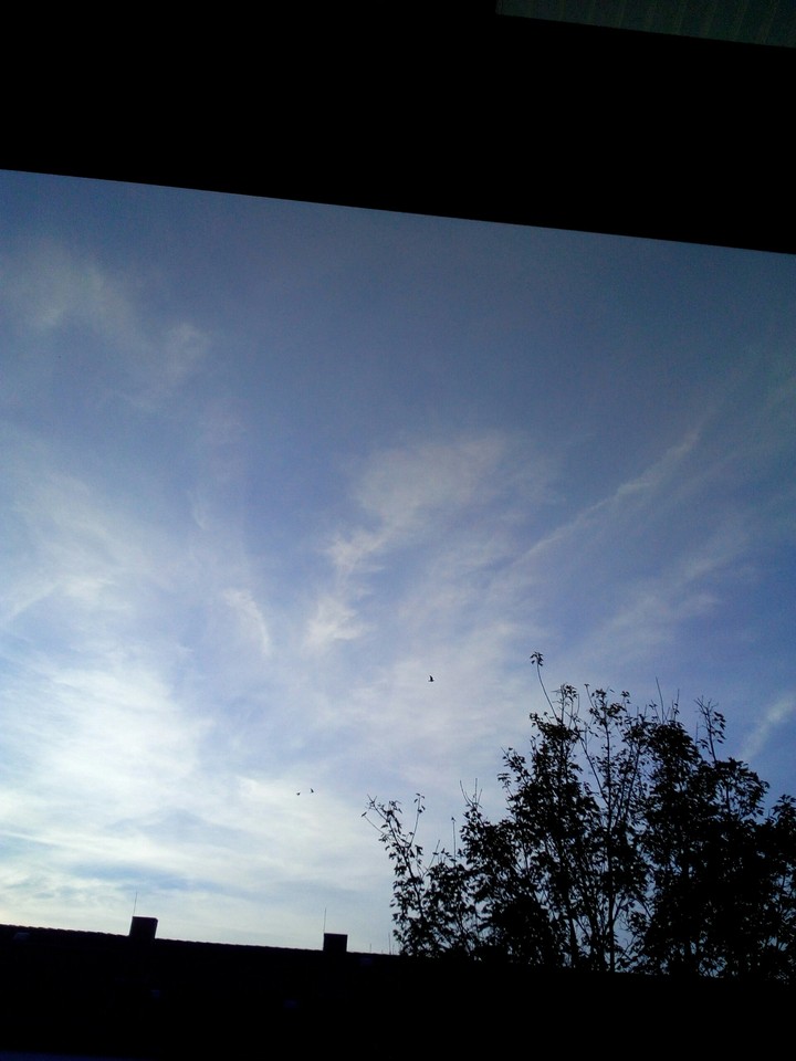Sommerhimmel im Oktober