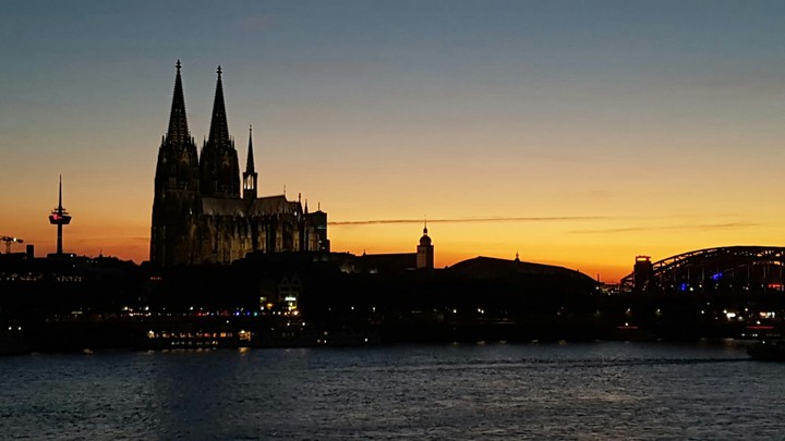 evening in cologne
