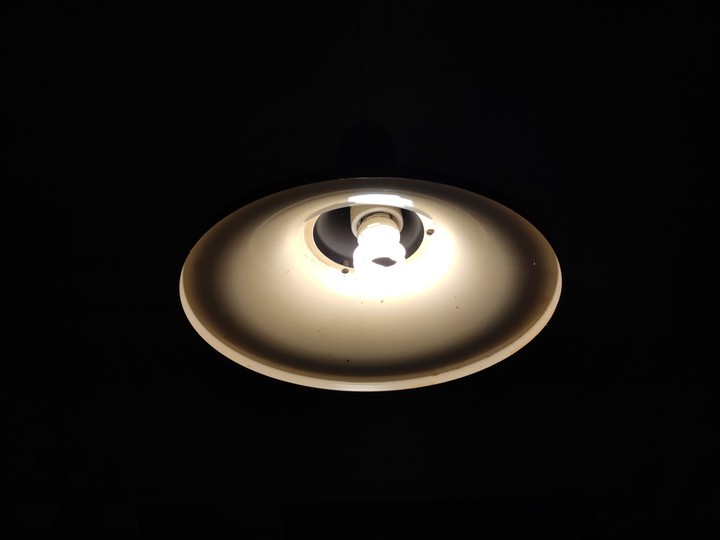 Shining lightbulb