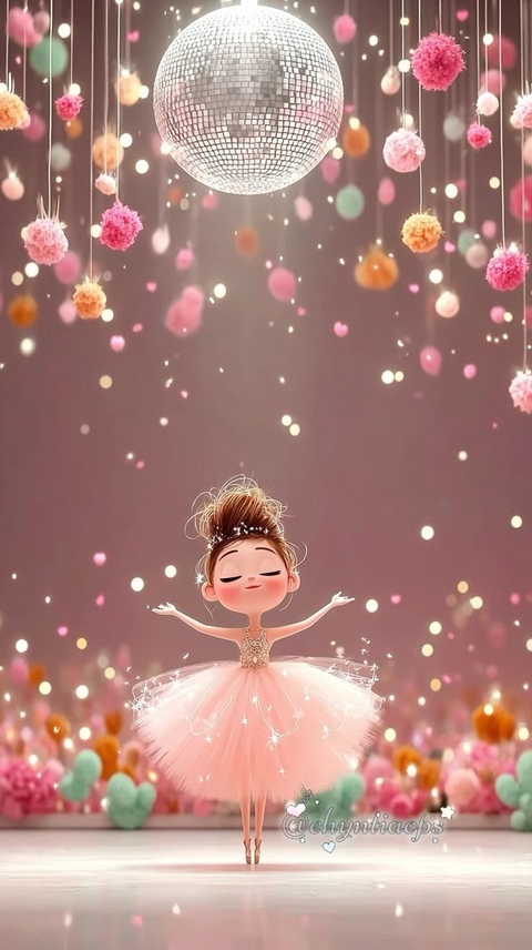 обои pink, animation