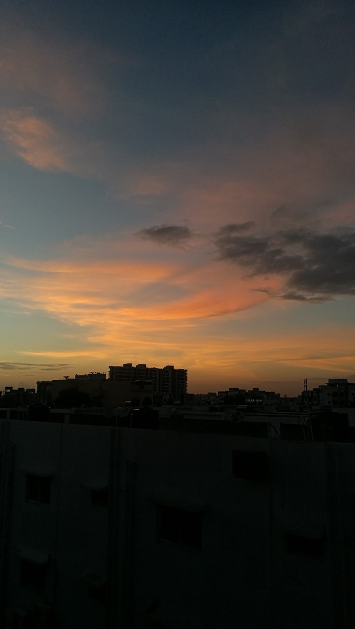 urban sunset